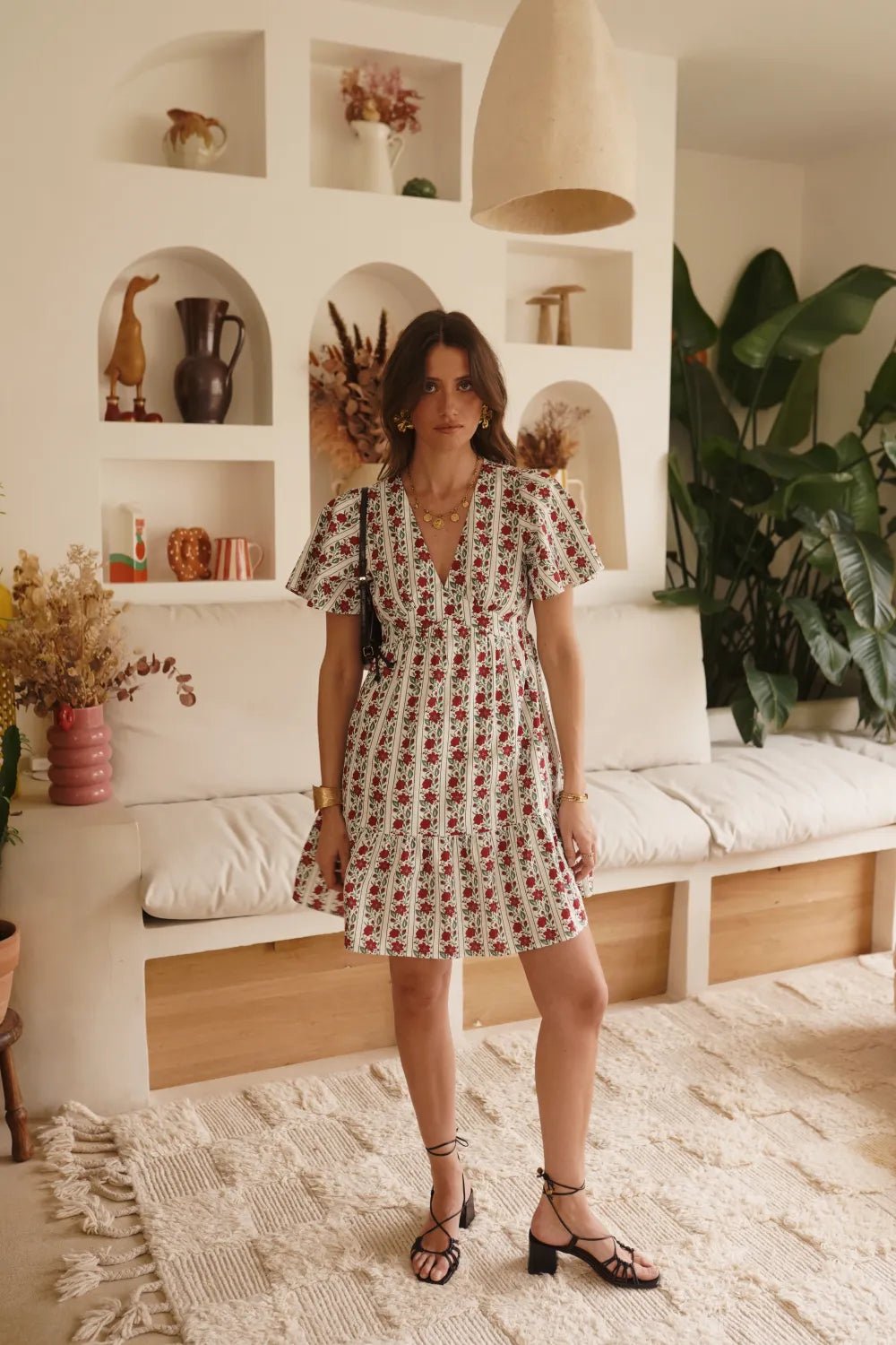 Robe “Livia Provençale” – Robe Courte Fleurie 100% Coton