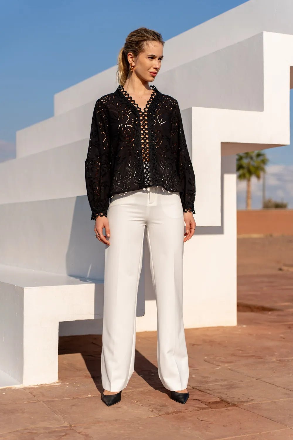 Blouse Camille – l’élégance naturelle en 100% coton