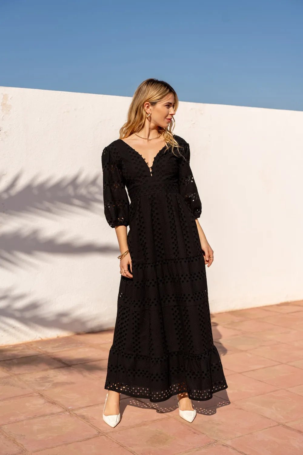 Robe longue bohème 100% coton