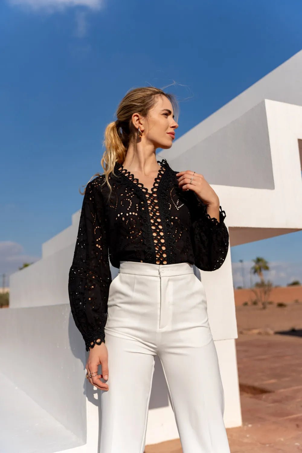 Blouse Camille – l’élégance naturelle en 100% coton