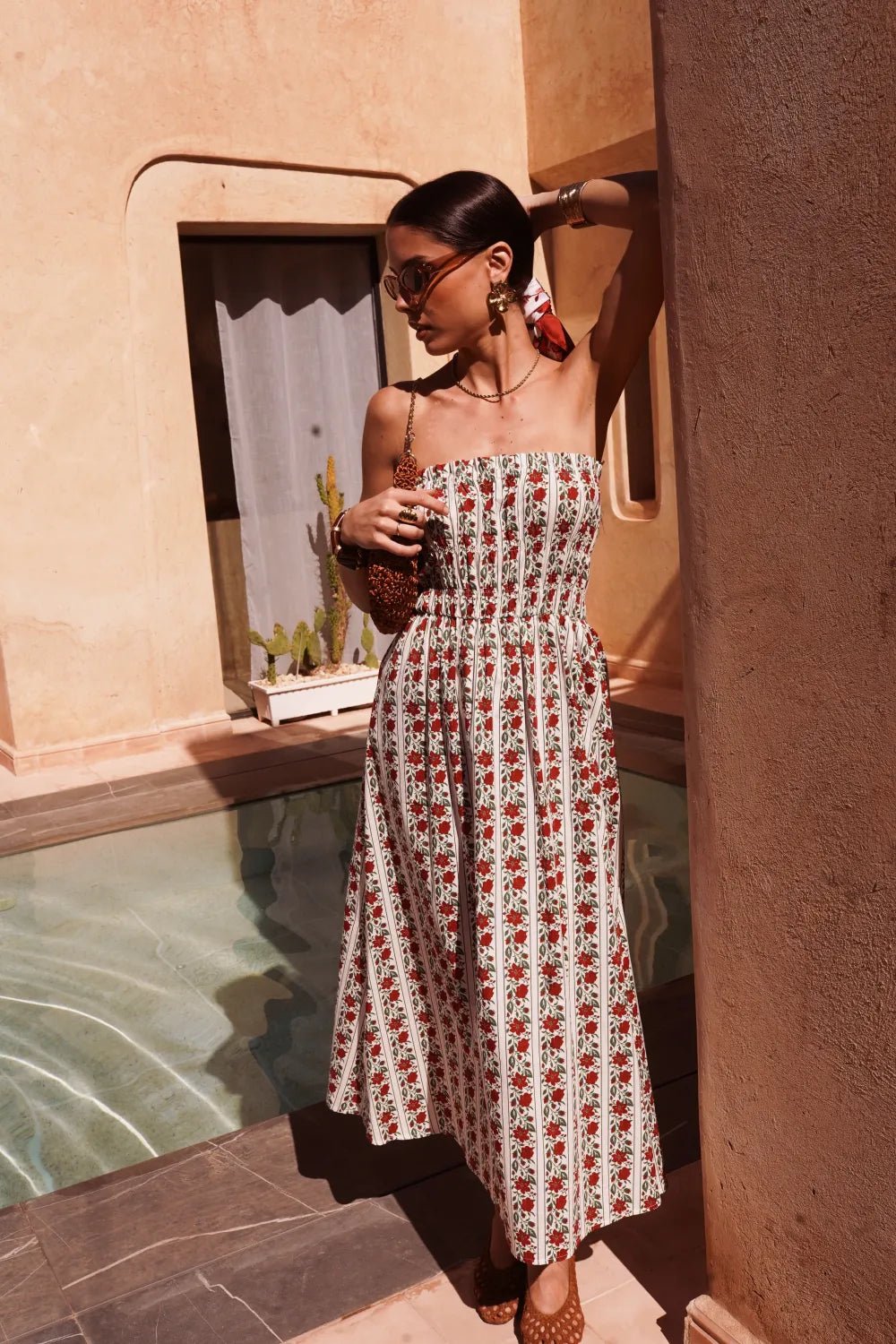 Robe longue été en coton 100% – Palma Solaire