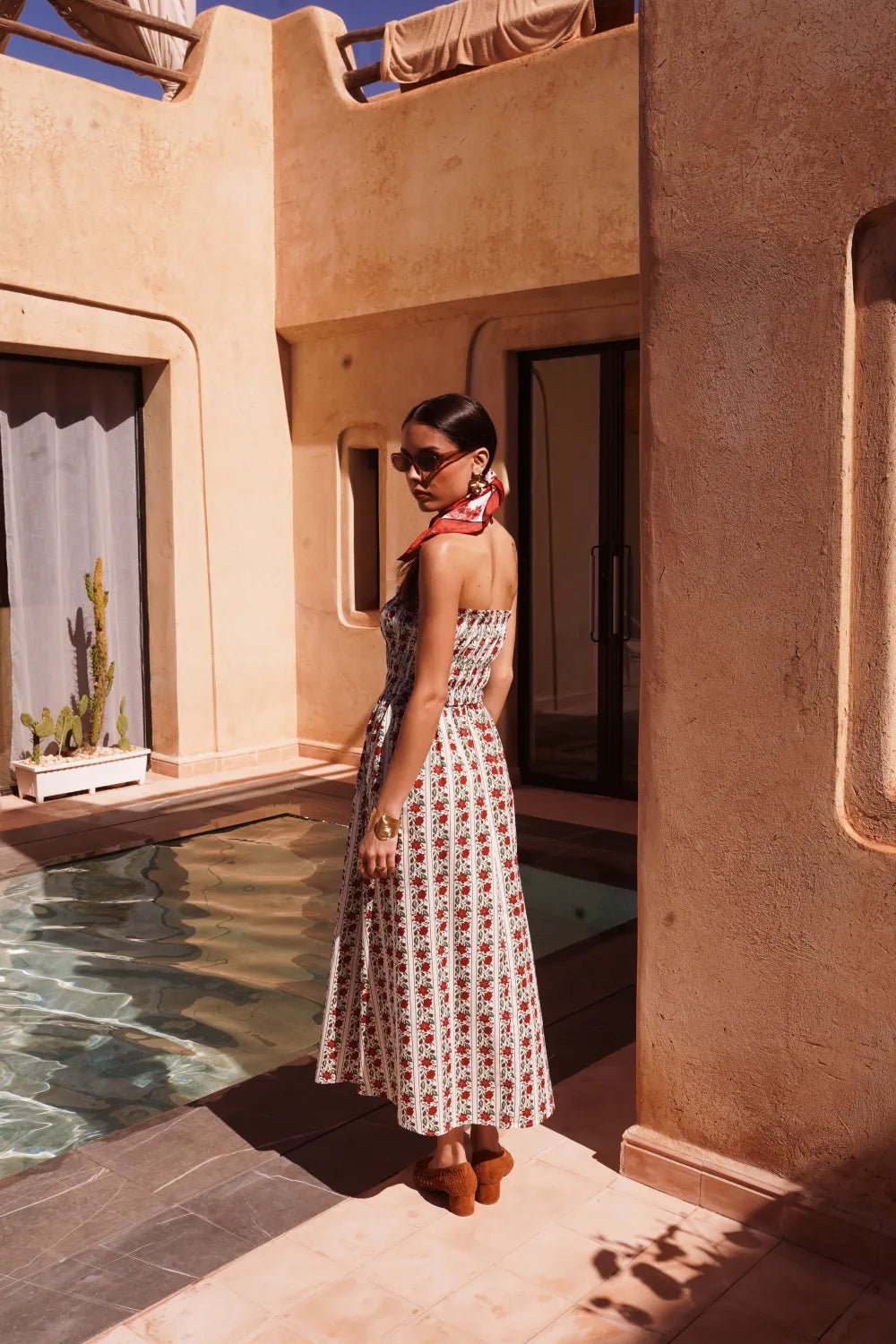 Robe longue été en coton 100% – Palma Solaire