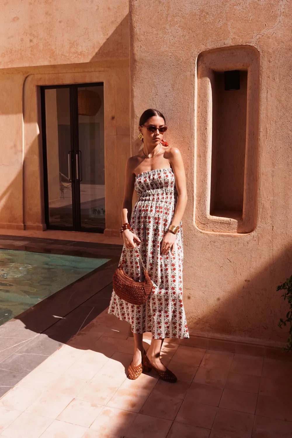 Robe longue été en coton 100% – Palma Solaire