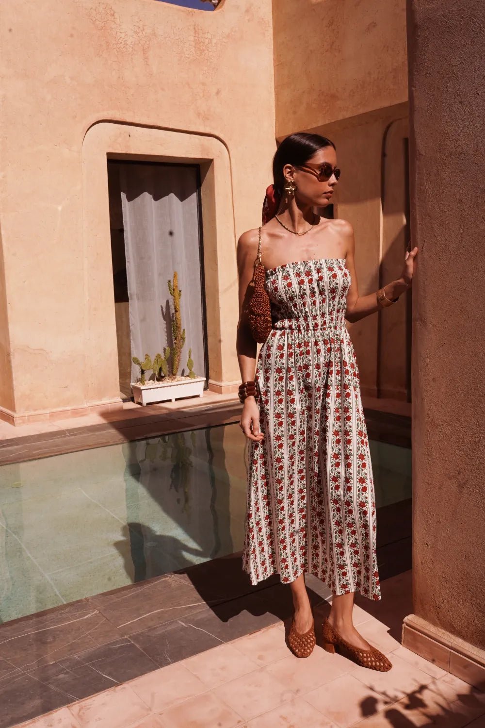 Robe longue été en coton 100% – Palma Solaire