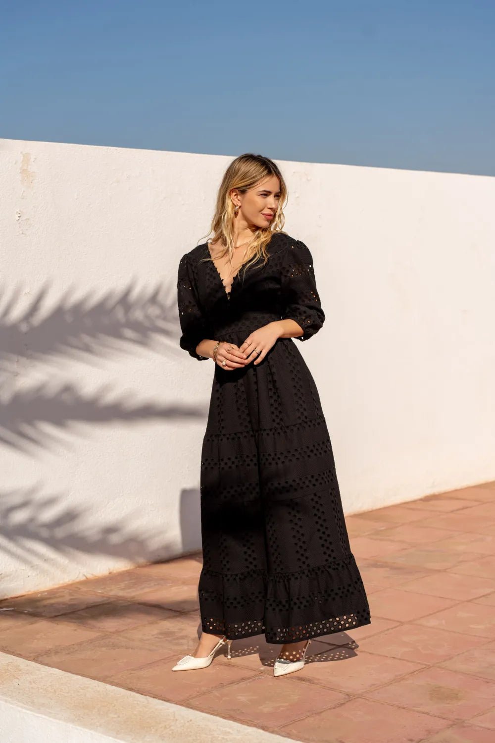 Robe longue bohème 100% coton