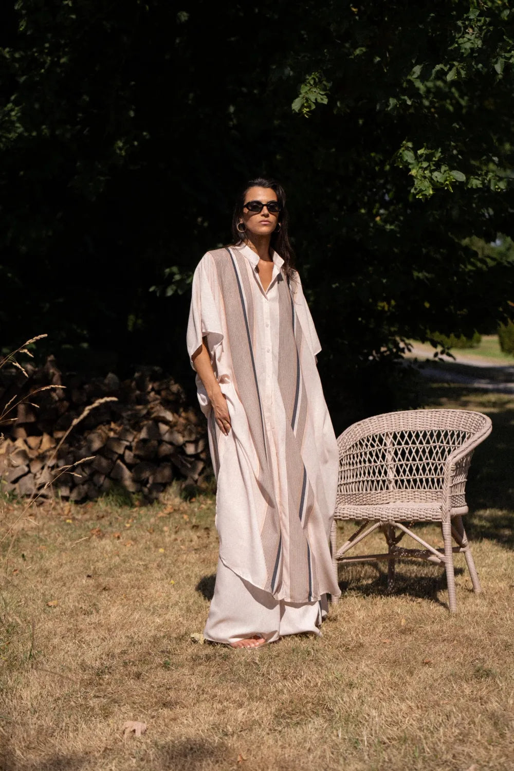 Ensemble Azura | Ensemble Femme Chic 100 % Coton – Beige