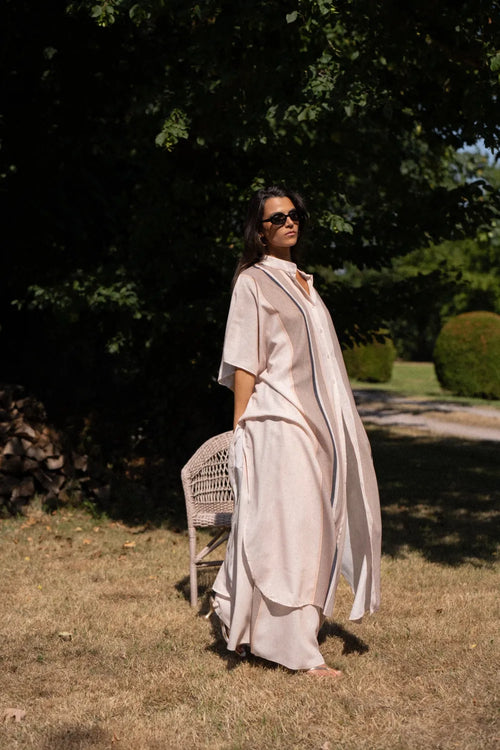 Ensemble Azura | Ensemble Femme Chic 100 % Coton – Beige