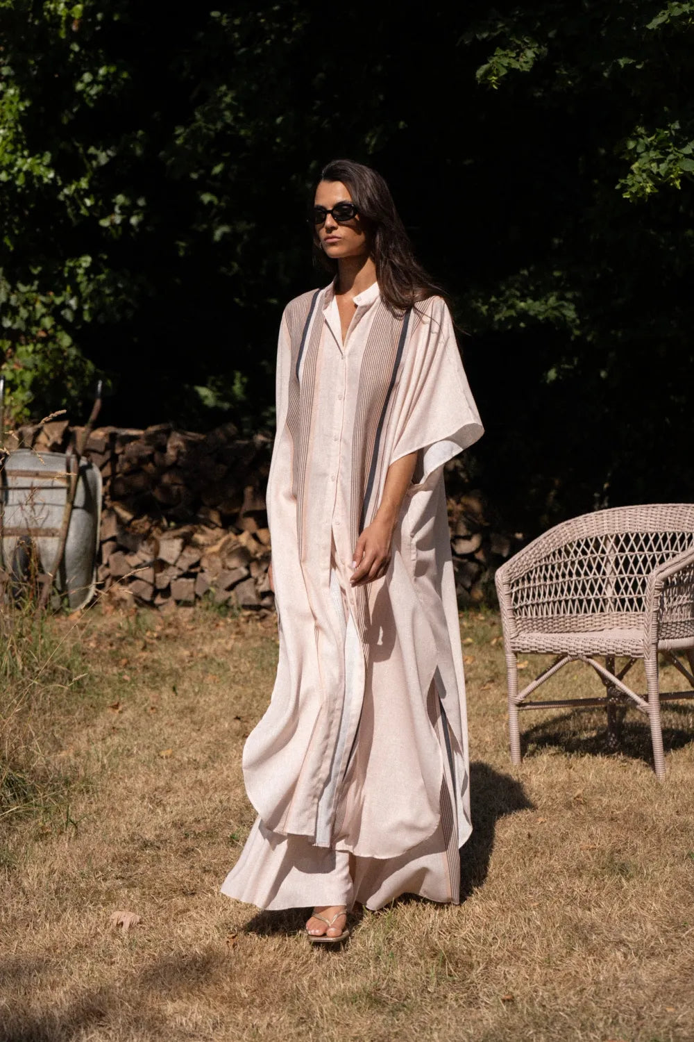 Ensemble Azura | Ensemble Femme Chic 100 % Coton – Beige