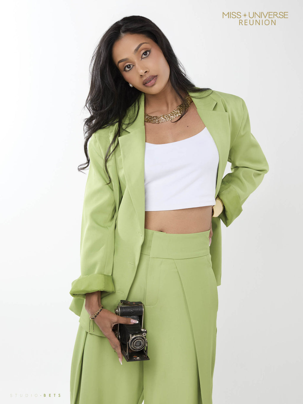 Pantalon ANIS : une coupe taille haute pour une allure affirmée