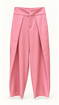 Pantalon ANIS : une coupe taille haute pour une allure affirmée ROSE