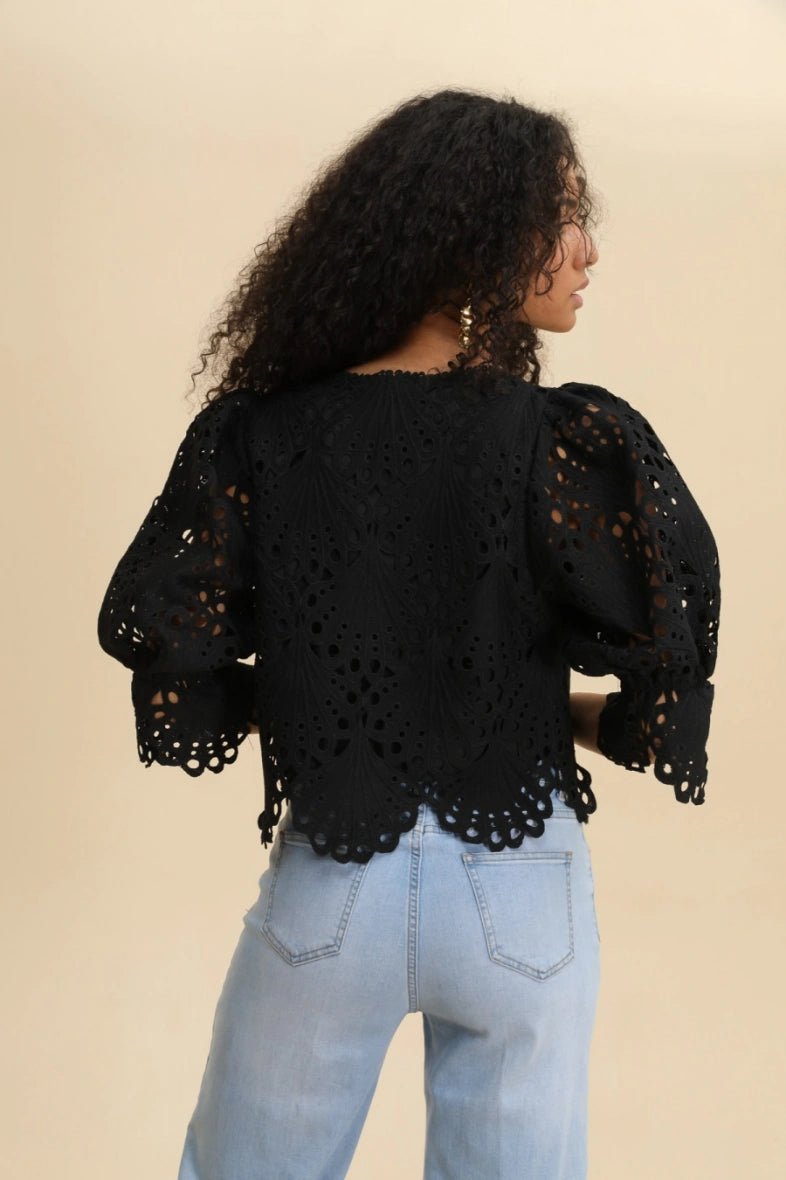 Blouse en dentelle Séléna
