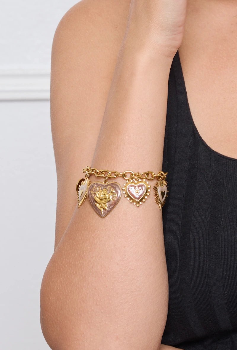 Collier & Bracelet Dorés “Éclat Intemporel” de Ruth