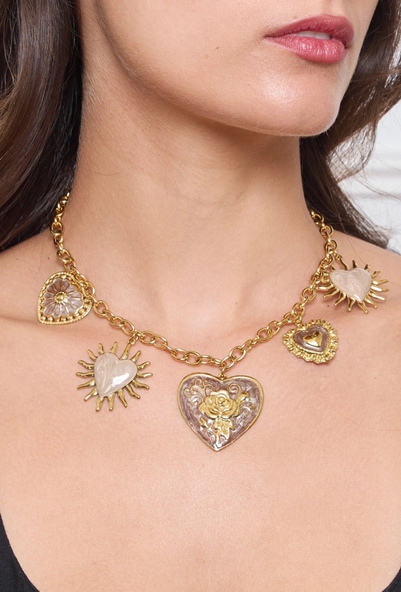 Collier & Bracelet Dorés “Éclat Intemporel” de Ruth