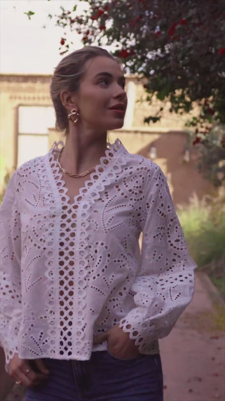 Blouse Camille – l’élégance naturelle en 100% coton