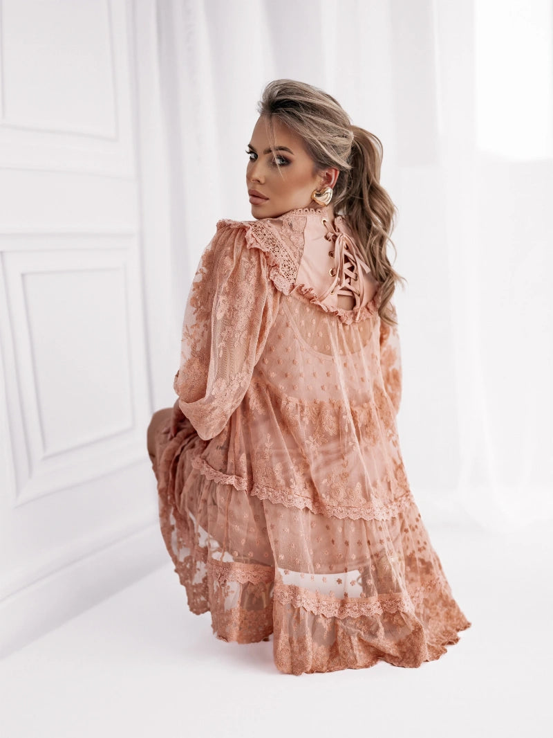 Robe Déborah – Élégance en Dentelle Bohème Chic