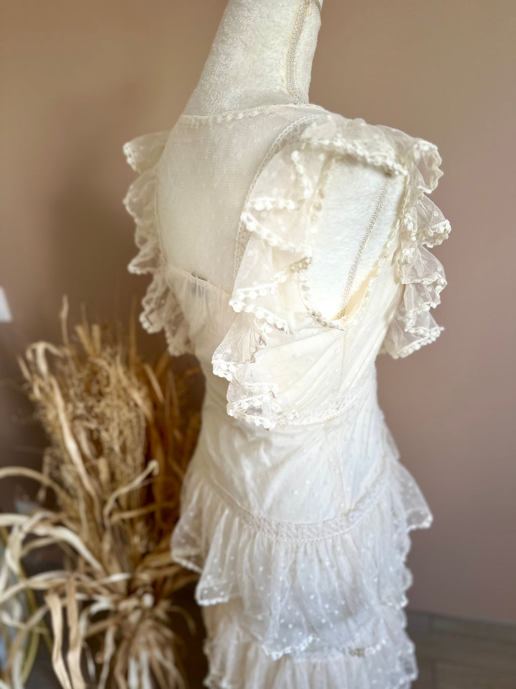 robe dentelle blanche