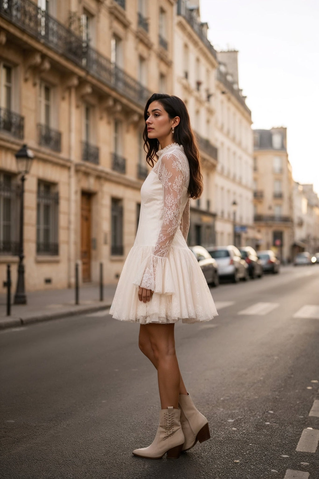 Vestido Gracia de Edén – Mini vestido de encaje elegante